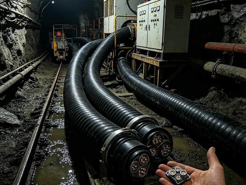 Gravis-Officium Mining cables curare salutem et stabilitatem intelligentes Mining et subterraneis Engineering Operations