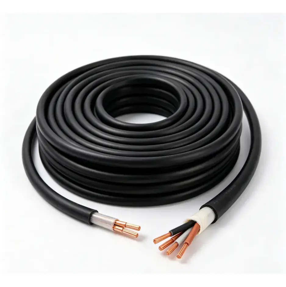 PVC ignis aeris resistens flexibilis Control Cable
